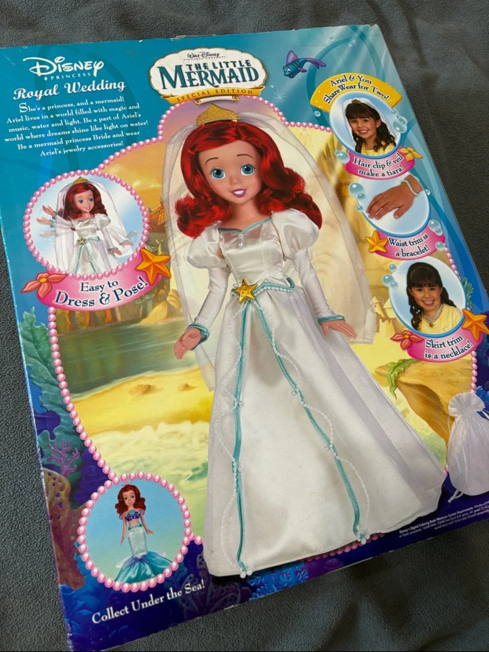 New! Disney The Little Mermaid Special Edition Royal Wedding 2006 doll